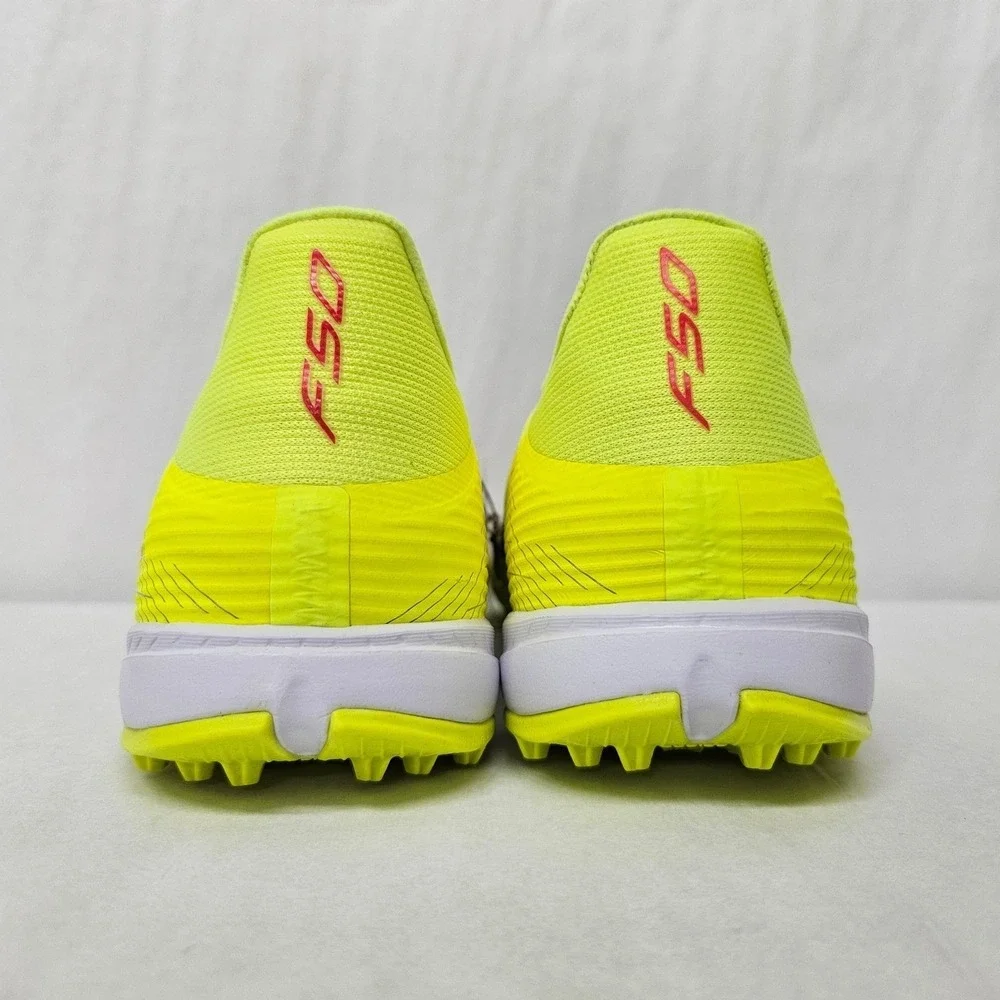 Adidas F50 League TF Turf Soccer Cleats‎ JR8978 Solar Yellow Black Men Size 8.5